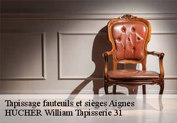 Tapissage fauteuils et sièges  aignes-31550 HUCHER William Tapisserie 31