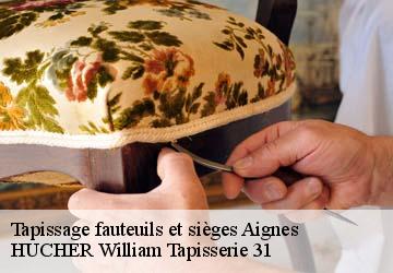 Tapissage fauteuils et sièges  aignes-31550 HUCHER William Tapisserie 31